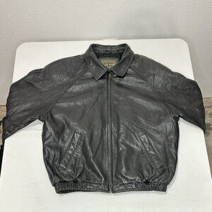 Vintage SOUTH WIND leather coat